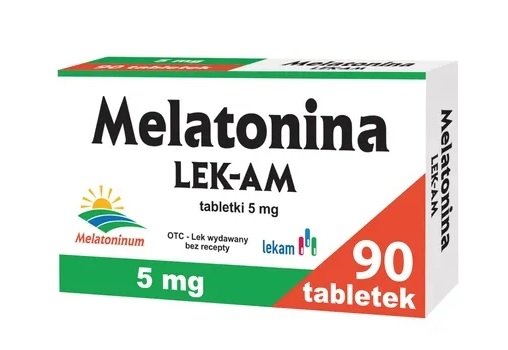 Melatonina LEK-AM, 5 mg, 90 tabletek