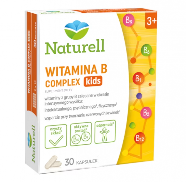 Naturell Witamina B Complex Kids 30 Kapsułek