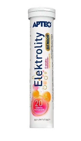 Apteo, Elektrolity Senior, 20 tabletek musujących
