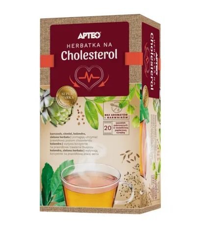 Herbatka na cholesterol APTEO, 20 saszetek