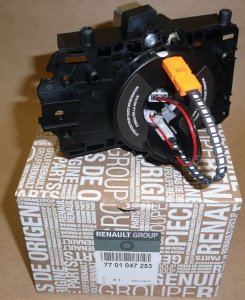 Anneau de glissement d'airbag Renault d'origine sys.dav Jaeger Megane à partir de 03.99, 7701047253