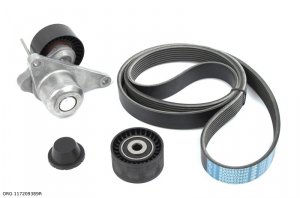 Original  TENDEUR DE COURROIE Renault 2.0/2.3DCI MASTER 10- COMPLET 7PK1687, 117209389R