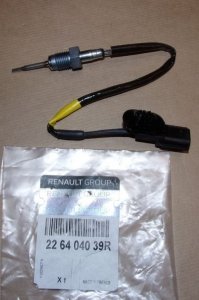 Capteur de température d'échappement d'origine Renault Megane III 1.6 dci, 2264000qac, 226404039r