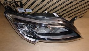 Original  Phare avant Citroën Jumper III droit chromé avec bande LED ,  1682747980