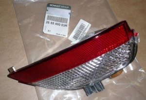 Feu arrière Renault Scenic III droit, 265540003R