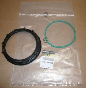 anneau de fixation de pompe à carburant Renault Laguna II Mégane II 13,5 cm, 7701207449, 6001546192, 7701205527, 7701205611, 770