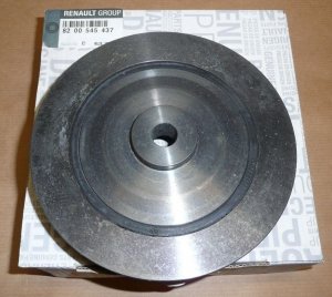 Original  Poulie de vilebrequin Renault 9, 19, Kangoo 1.9D/TD, Clio 1.2, Mégane, Rapid, 21, Trafic 1.9D/TD/TDI F8Q PK6 12x132x13