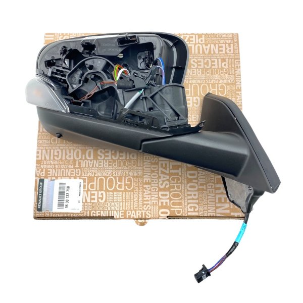 Original rétroviseur droit 12 broches BLIS Renault Kangoo III IV 20-|}, 963013375R