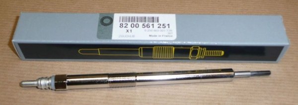 Original  Bougie de préchauffage Renault Master III 2.3DCI Renault Koleos, Renault Megane III, Renault Scenic III, Renault Trafic II 2006|} 2.0 DCI , 8200561251