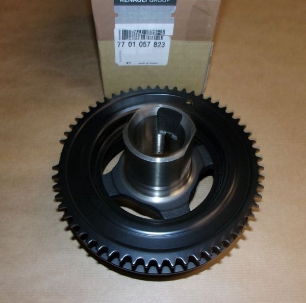 Original  Poulie de vilebrequin Renault Master II 3.0DCI ,  7701057823