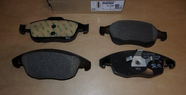 Plaquettes de frein Citroën Berlingo III, Peugeot Partner avant système de freinage ATE  ,  1623816280
