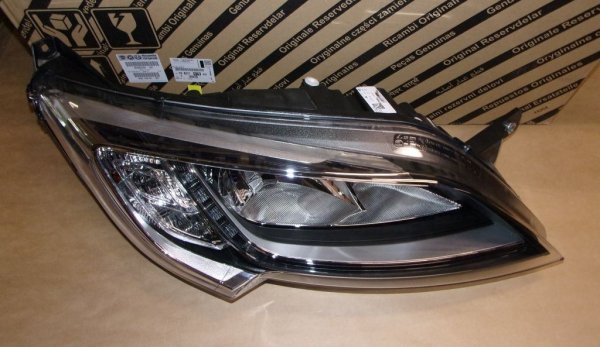 Original  Phare avant Citroën Jumper III droit chromé avec bande LED ,  1682747980