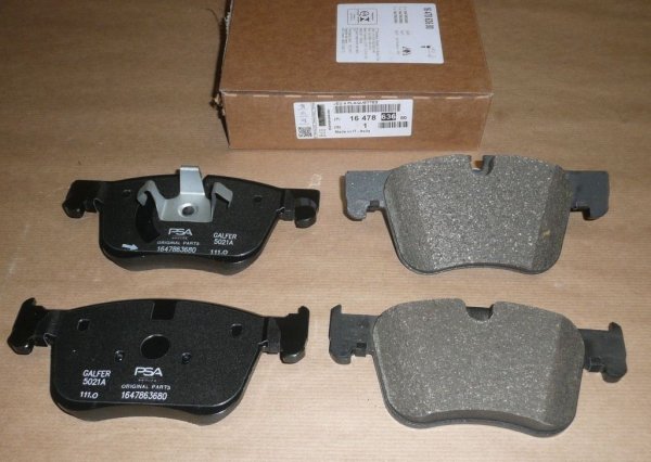 Original  Plaquettes de frein Citroën C4 Picasso, Peugeot 308 II avant =1647874280 - . ,  1647863680