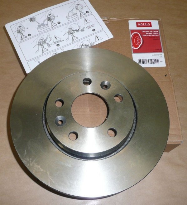 Original  Disque de frein Renault Trafic III 1.6DCI 14|} Avant 1 pièce ventilée , 8660003955