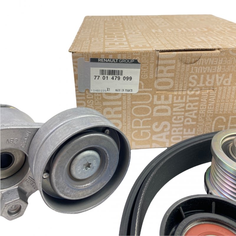 OE d’origine kit de courroie trapézoïdale 7PK/1795 mm Renault Opel Nissan , 7701479099