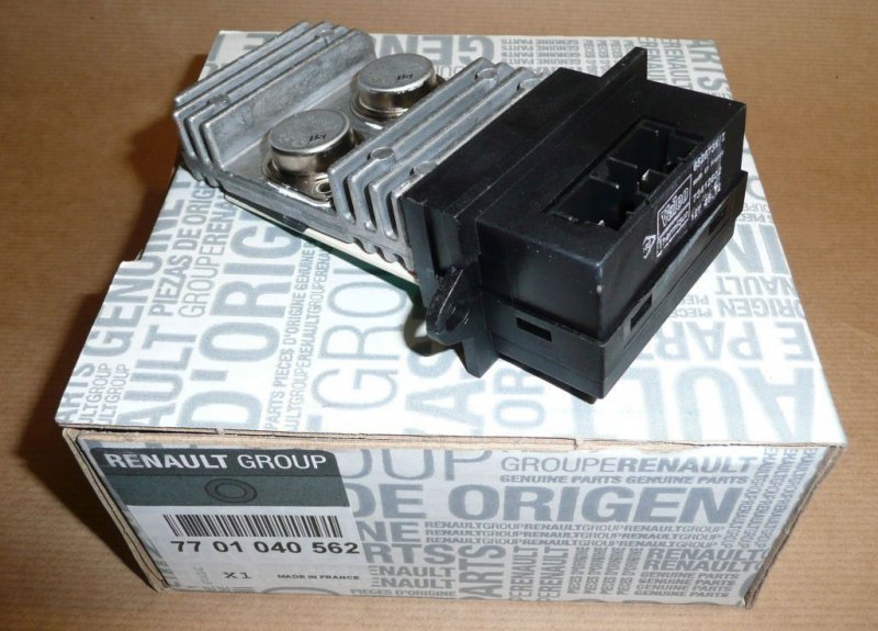 Original  Résistance de soufflerie Renault Mégane, Scénic 97-03 avec climatisation ,  7701040562