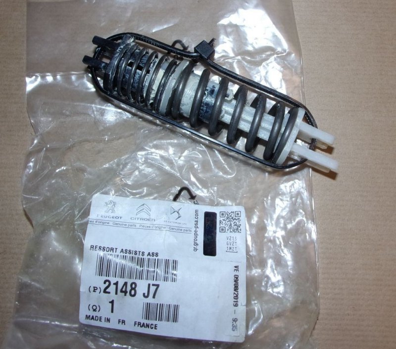 Ressort de pédale d'embrayage Citroën C3 Picasso, 2148.J7, 2148J7