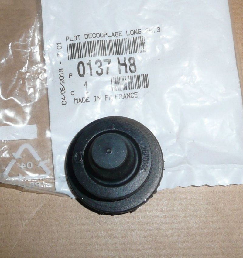 Amortisseur de capot moteur Citroën C4, Citroën C5 (X7), Peugeot 308, 0137.H8, 0137.H8, 0137H8