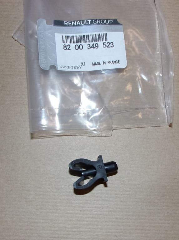 Original  Agrafe de tige de capot Renault Master II,III , 8200349523