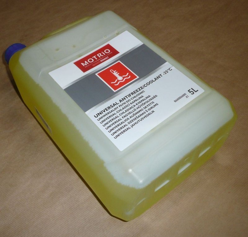 Original  Liquide de refroidissement 5 litres -35 degrés. Jaune , 8660006880