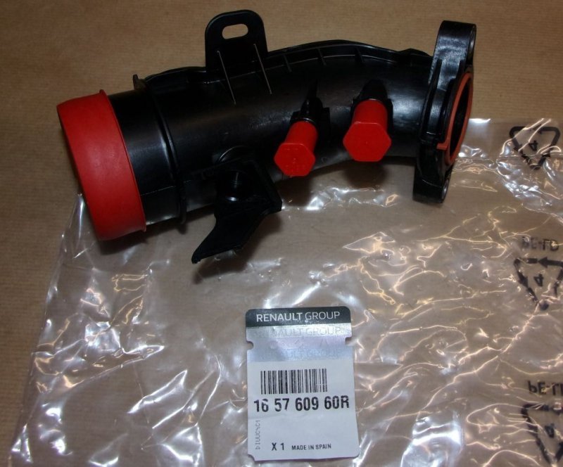 Conduit d'air d'admission Renault Clio V 1.0TCE, 165760960R, 