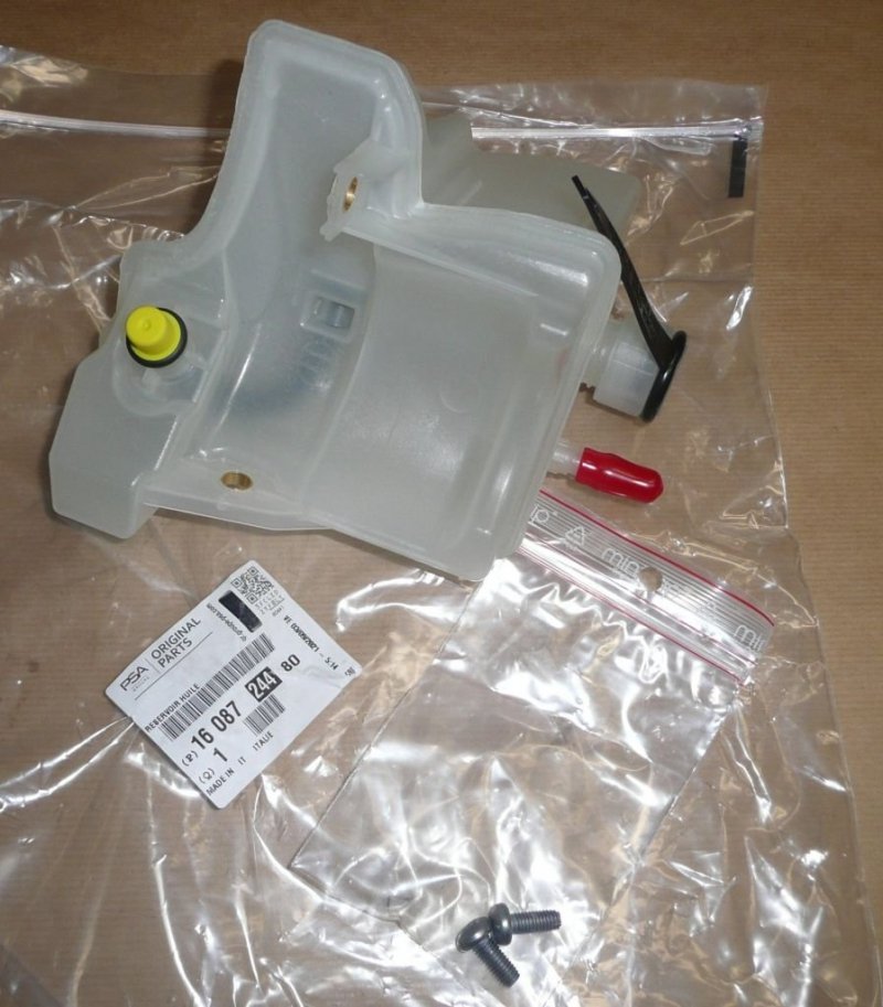 Réservoir d'huile d'origine vase d'expansion Citroën Peugeot BVM6, 1608724480