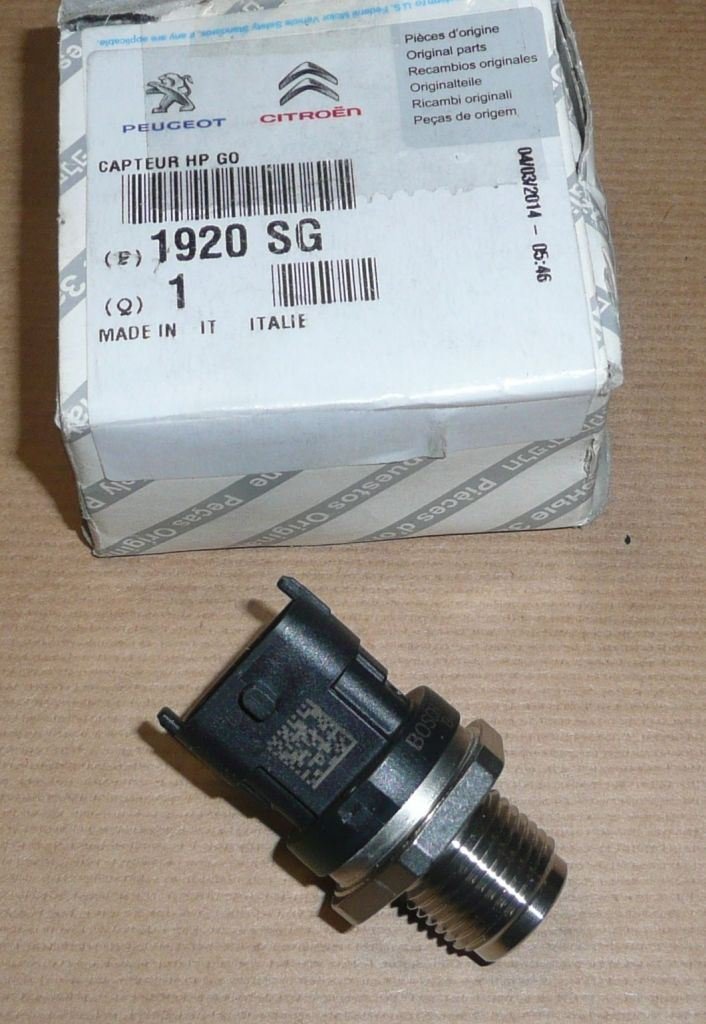 Capteur de pression de carburant Citroën Jumper III 3.0 HDI, 1920.SG, 1920SG