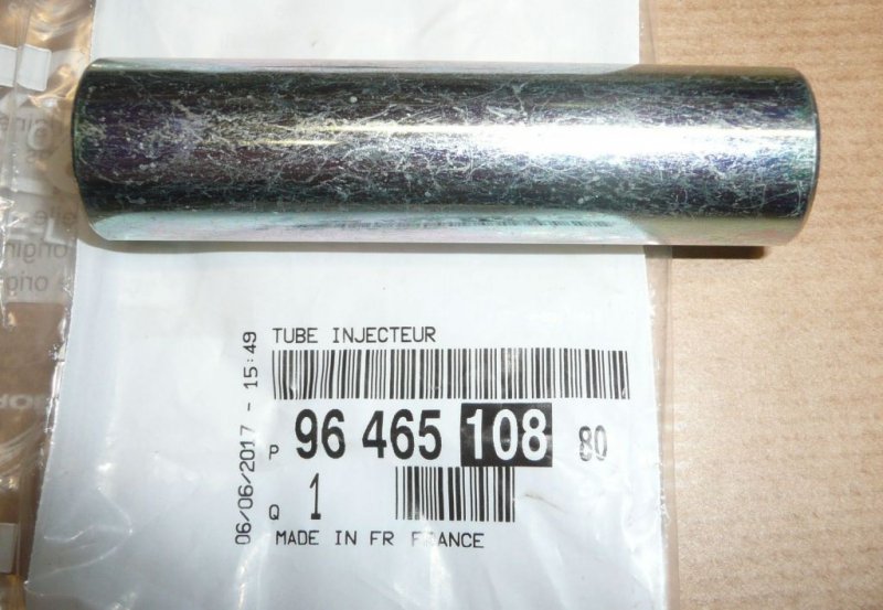 Tube d'injection Citroën C5 III, Citroën C3 II, Citroën C4 1.6 HDI, 9646510880, 9646510880, 