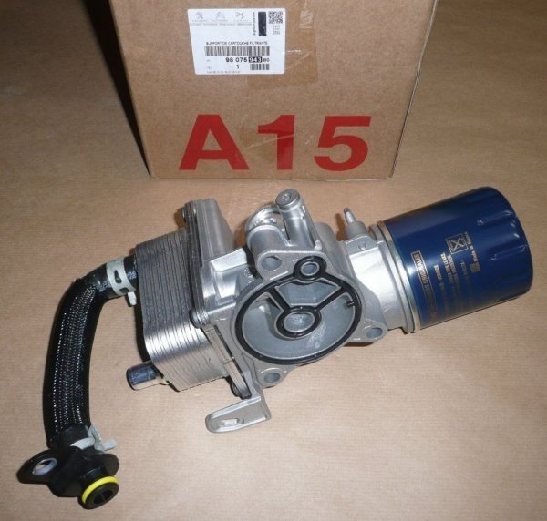 Ölkühler moteur filtre à huile pour Peugeot 308 Boxer DS4 Expert Jumper 2.0 HDi, 9807594380