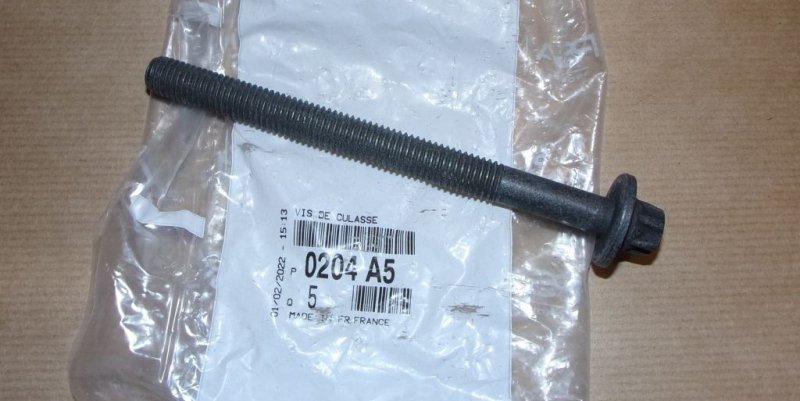 Boulons de couvercle de culasse Citroën C2, Citroën C3 1.4 16V, 0204.A5, 0204A5