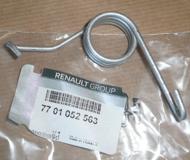 Original  Ressort de serrage Renault Trafic II arrière droit ,  7701052563