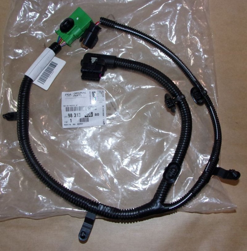 Faisceau de capteurs de stationnement Peugeot 2008 II, 9831340680, 9831340680,