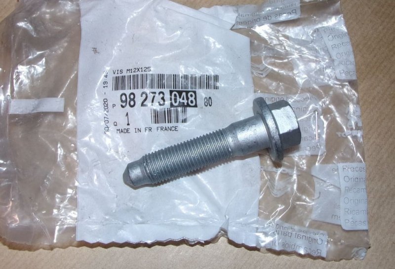 Boulon de poutre arrière Citroën C4 Picasso II, 9827304880, 9827304880, 