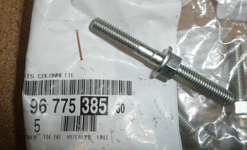 Boulon de couvercle de culasse Citroën Jumper III, 9677538580, 9677538580, 