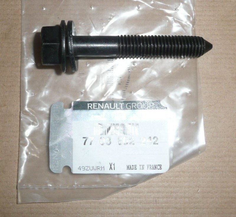  Boulon de fixation du moteur Renault Master II , 7703602242