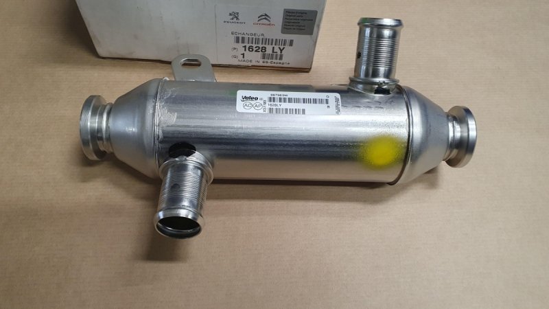 Radiateur de gaz d'échappement EGR Citroën C5 II 2.2 HDI, 1628.LY, 1628LY