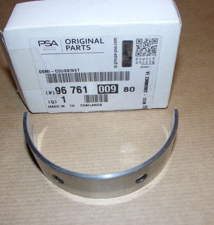 Coussinet de vilebrequin Citroën Jumper III 2.2 HDI, 9676100980, 9676100980,