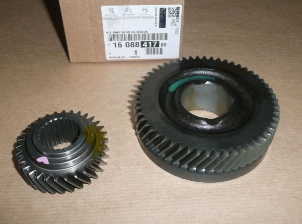 Engrenage d'origine Gangzahnrad Zahnrad Satz 54/31z boîte de vitesses BVM5 BE4T, BE4/5, 5 vitesses Citroën Peugeot, 1608841780