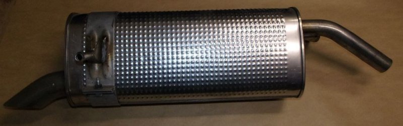 Silencieux arrière Peugeot 2008 1.2THP, 9818337780, 9818337780, 