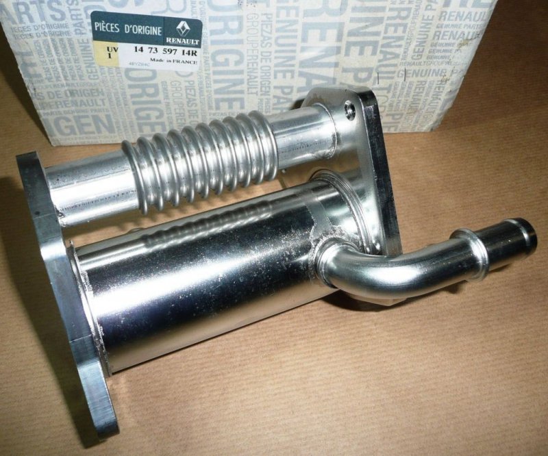 Refroidisseur de gaz d'échappement EGR Renault Megane III 1.5DCI, 147359714R, 
