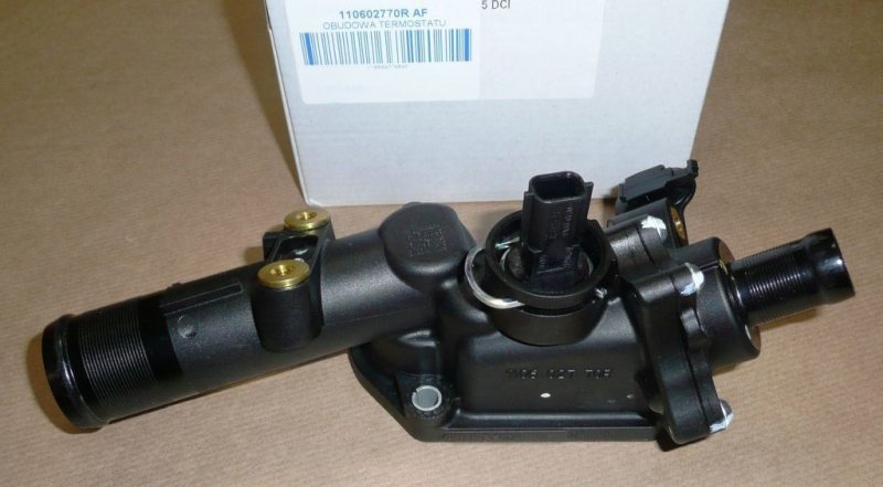 Boîtier de thermostat Renault Clio IV 1.5DCI, 110602770R, 