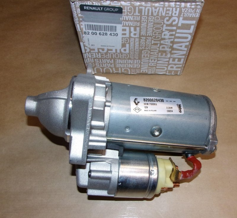 Original  Démarreur Renault Trafic II, III 2.0DCI, Espace IV, V, Koleos I, II, Laguna II, III, Latitude, Master IV, Megane II, III, Scenic II, III, Talisman, Vel Satis neuf , 8200628430
