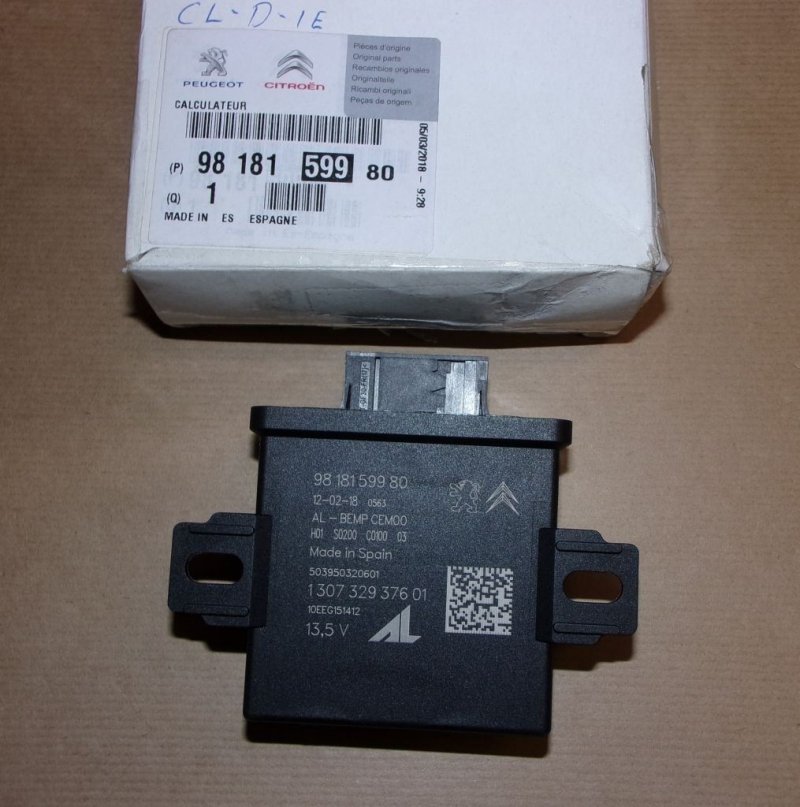Capteur de réglage des xénons Citroën C4 Picasso II, 9818159980, 9818159980,