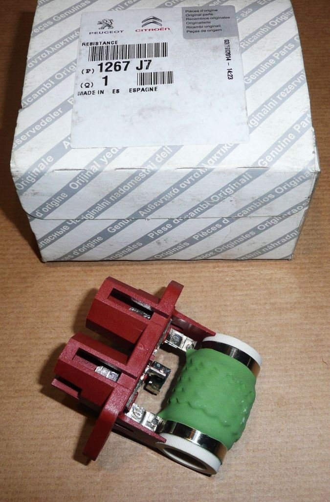 Résistance de ventilateur Citroën Jumper III, 1267.J7, 1267J7