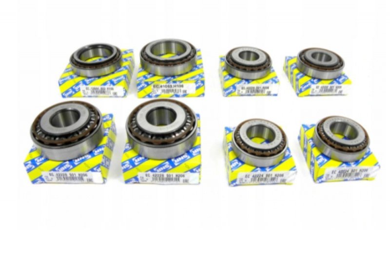 NEUF : Kit de réparation SNR Roulements de boîte de vitesses x8 TRAFIC OPEL MOVANO RENAULT MASTER 2010- Boîte PK6 PF6