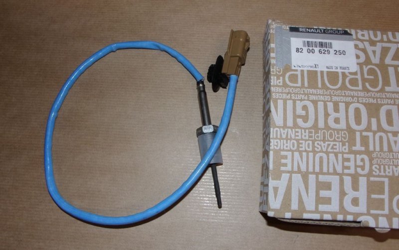 Original  Capteur de température des gaz d'échappement Renault Master II 2.5DCI Renault Trafic II , 8200629250