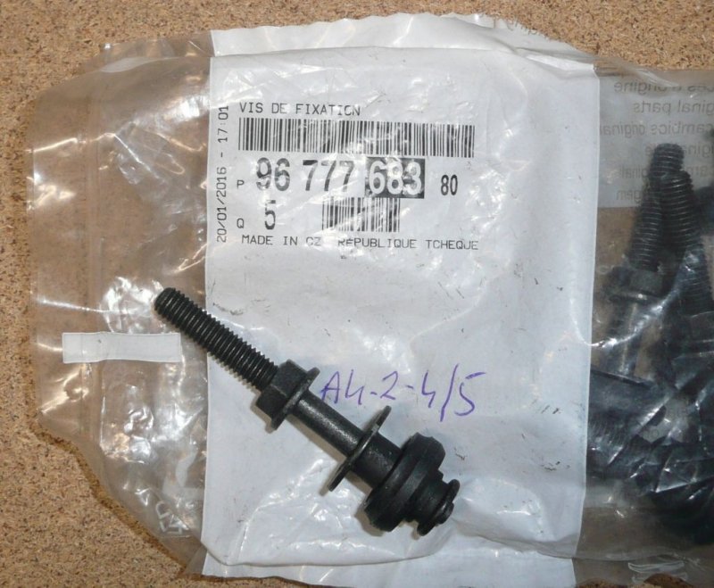 Boulon de couvercle de culasse Citroën Jumper III 2.2 Hdi, 9677768380, 9677768380, 