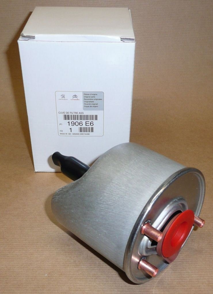 Filtre à carburant Citroën C3 1,4 HDI 10|}, Picasso, Citroën C4, Citroën C5, 1906.E6, 1906E6