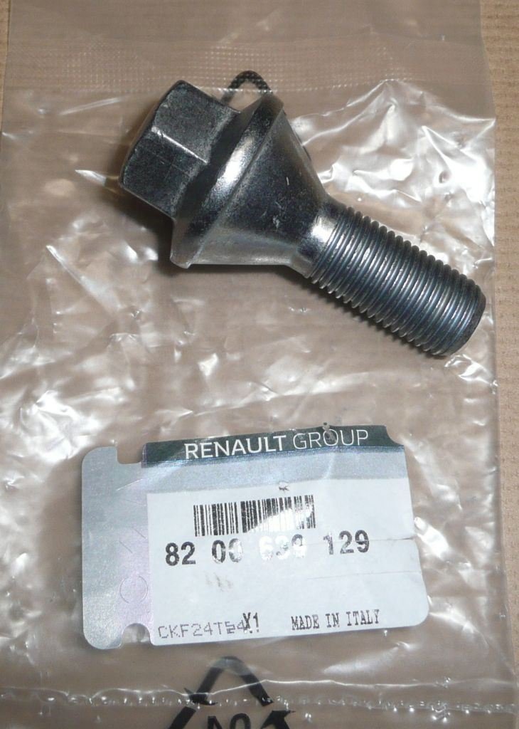  Boulon de roue Renault M14 x 1,5 , 8200639129