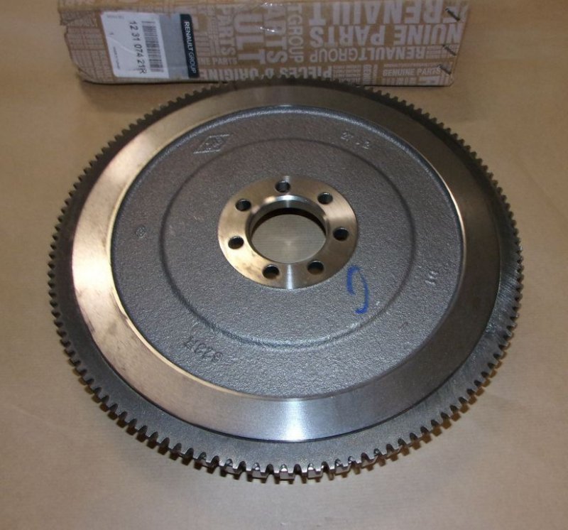 Volant moteur Renault Clio IV 1.5DCI, 123107421R, 